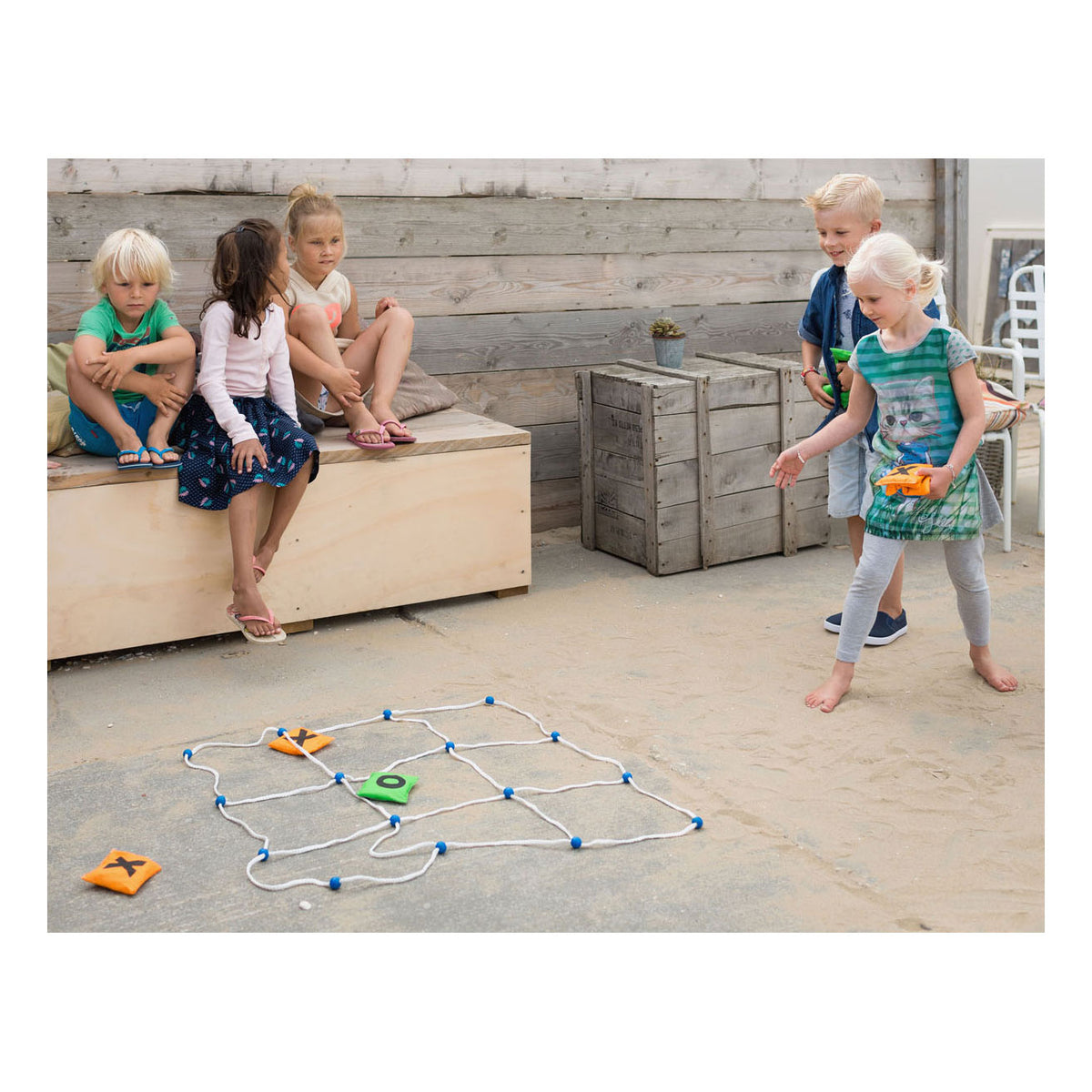 Bs legetøj engros tic-tac-toe - udendørs legetøj - gulvspil - spil til børn