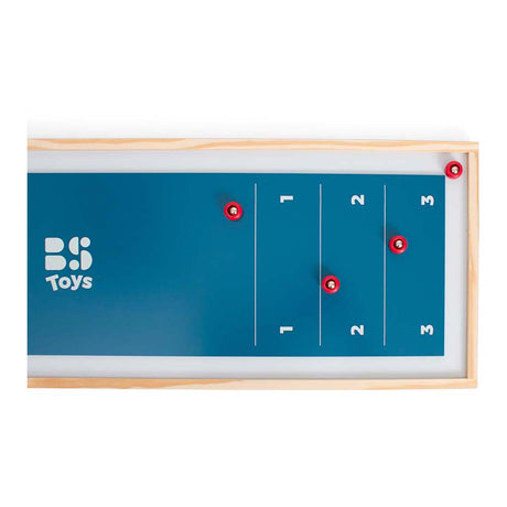 Bs legetøj shuffleboard med 8 diske - 2 spillere
