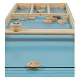 BS legetøj shuffleboard børnefamilie – shuffleboard i træ GA523 – shuffleboard – familiespil – 18 skiver – perfekt Sinterklaasgave – Julespil – brætspil for store og små