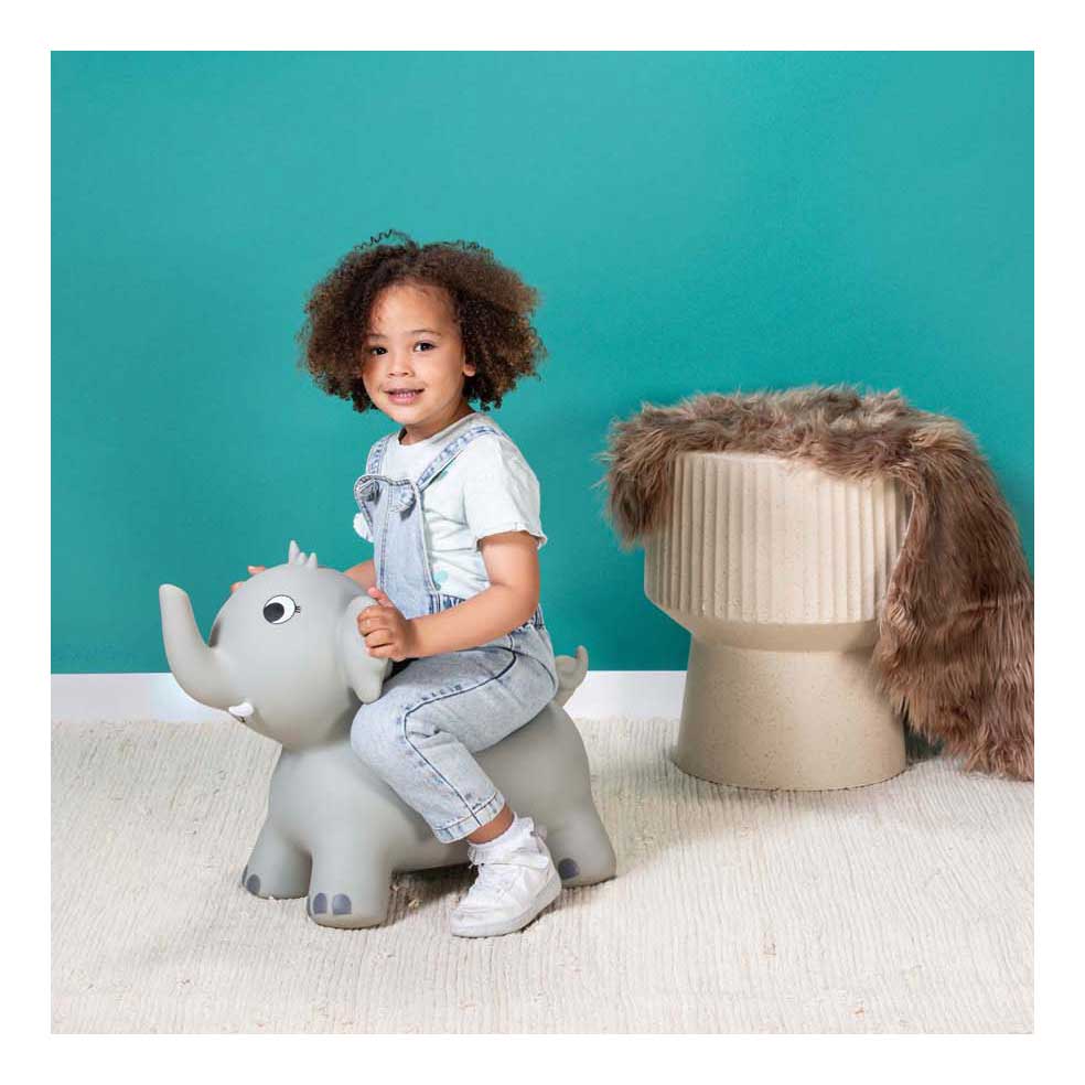 BS Toys Jumping Animal Elephant GA525 – Oppustelig Jumping Animal + Pump