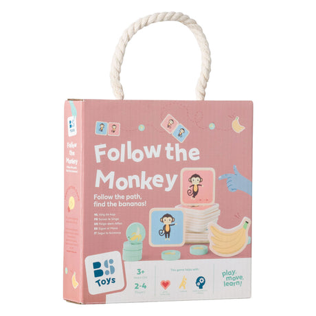 Bs toys – volg de aap – actief leer- en kaartspel – vanaf 3 jaar
