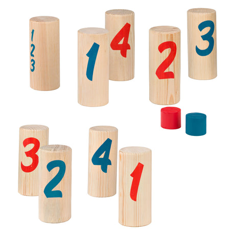 Bs toys – knapsack werpspel – behendigheidsspel voor buiten – vanaf 8 jaar - buitenspeelgoed - familiespel - houten speelgoed - buitenspel