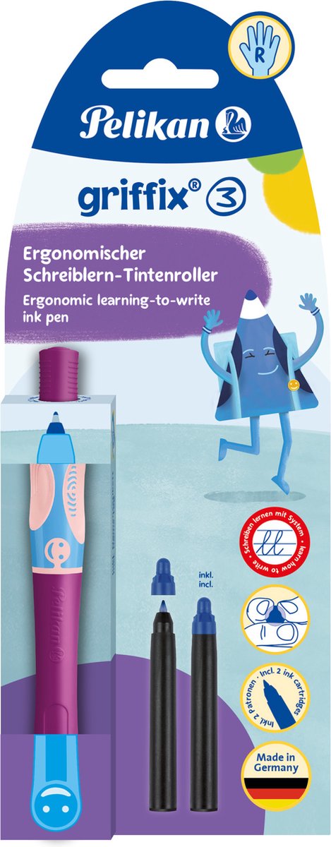 Pelikan blækpen griffix® søde bær højrehåndet