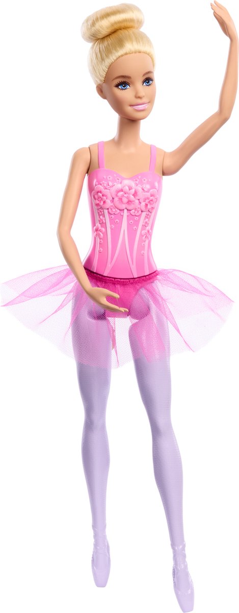 Barbie ballerinadukke - med pink tutu - 32,5 cm - dukke