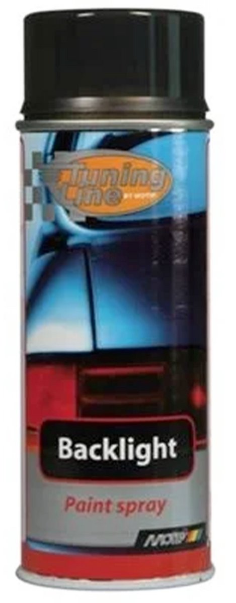 Motip tuning line transparent baglygte spray 400 ml sort