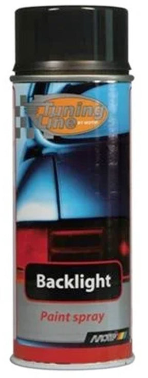 Motip tuning line transparent baglygte spray 400 ml sort