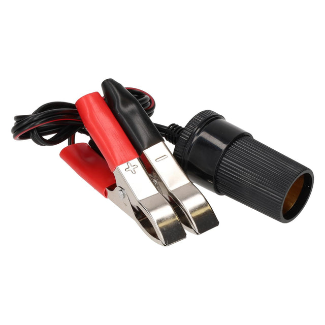 12 volt adapterkabel krokodillekæber til universalstik