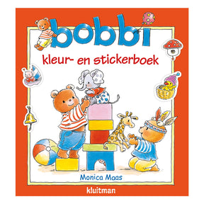 Kluitman bobbi farve- og klistermærkebog