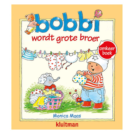 Forlaget Kluitman Bobbi Reversal Book - bliver storebror og babyen