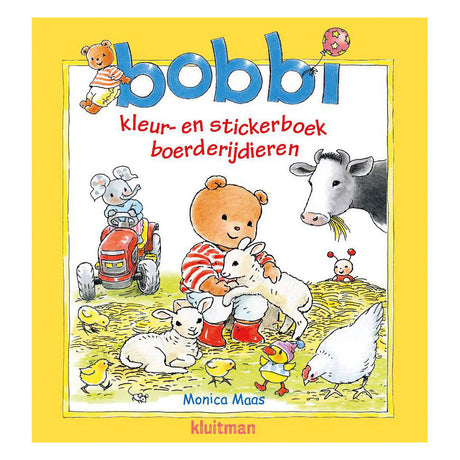 Bobbi male- og klistermærkebog. gård 2+