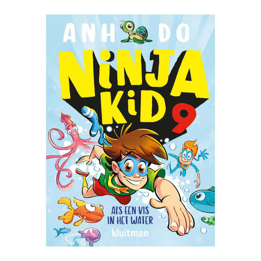 Udgiver Kluitman Ninja Kid. som en fisk i vandet