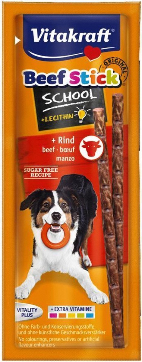 Vitakraft oksepindeskole - hund - snack - 10 pinde