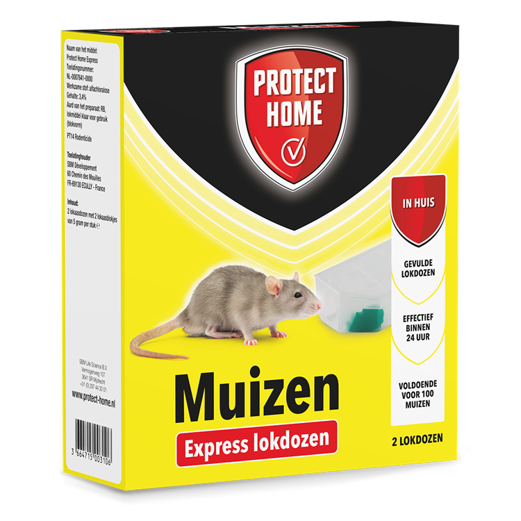 Pro-tect 1066307 - ekspres musemiddel 2 stk | 2 stk