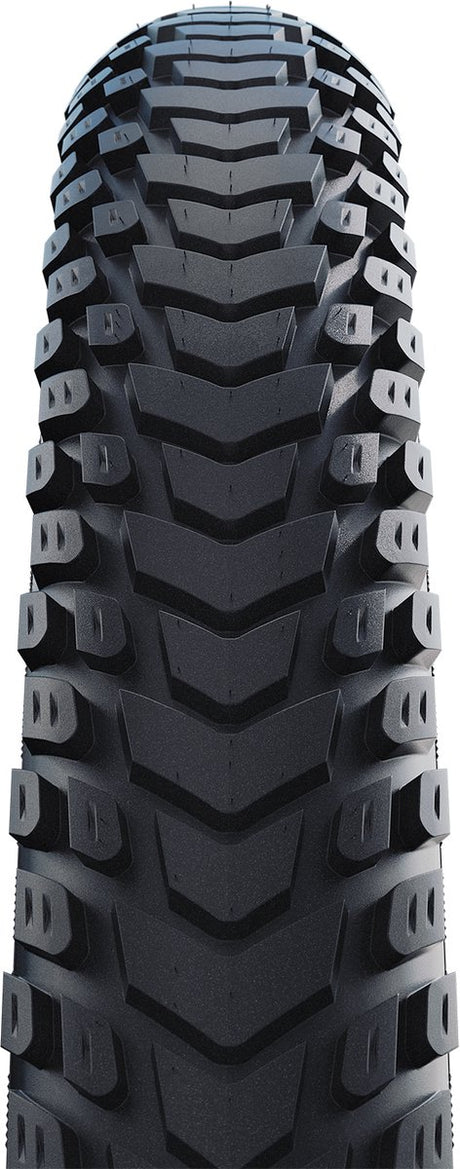 Schwalbe marathon mondial - kablet - addix - dd - raceguard - 28x2,25 - sort + refleks