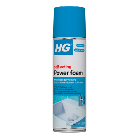 Hg - badkamer - badkamerreiniger - power foam badkamer - zelf-activerend - 300 ml - 1 stuk