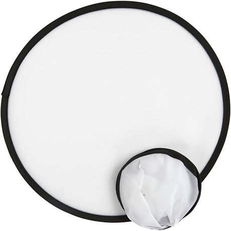 Creativ firma frisbee, d 25 cm, hvid, 5 stk 1 æske