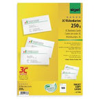 Visitkort sigel a4 250 g m² mat hvid 10 ark