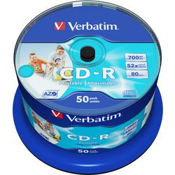 CD-R ordret 43438 700MB pakke med 50 stk