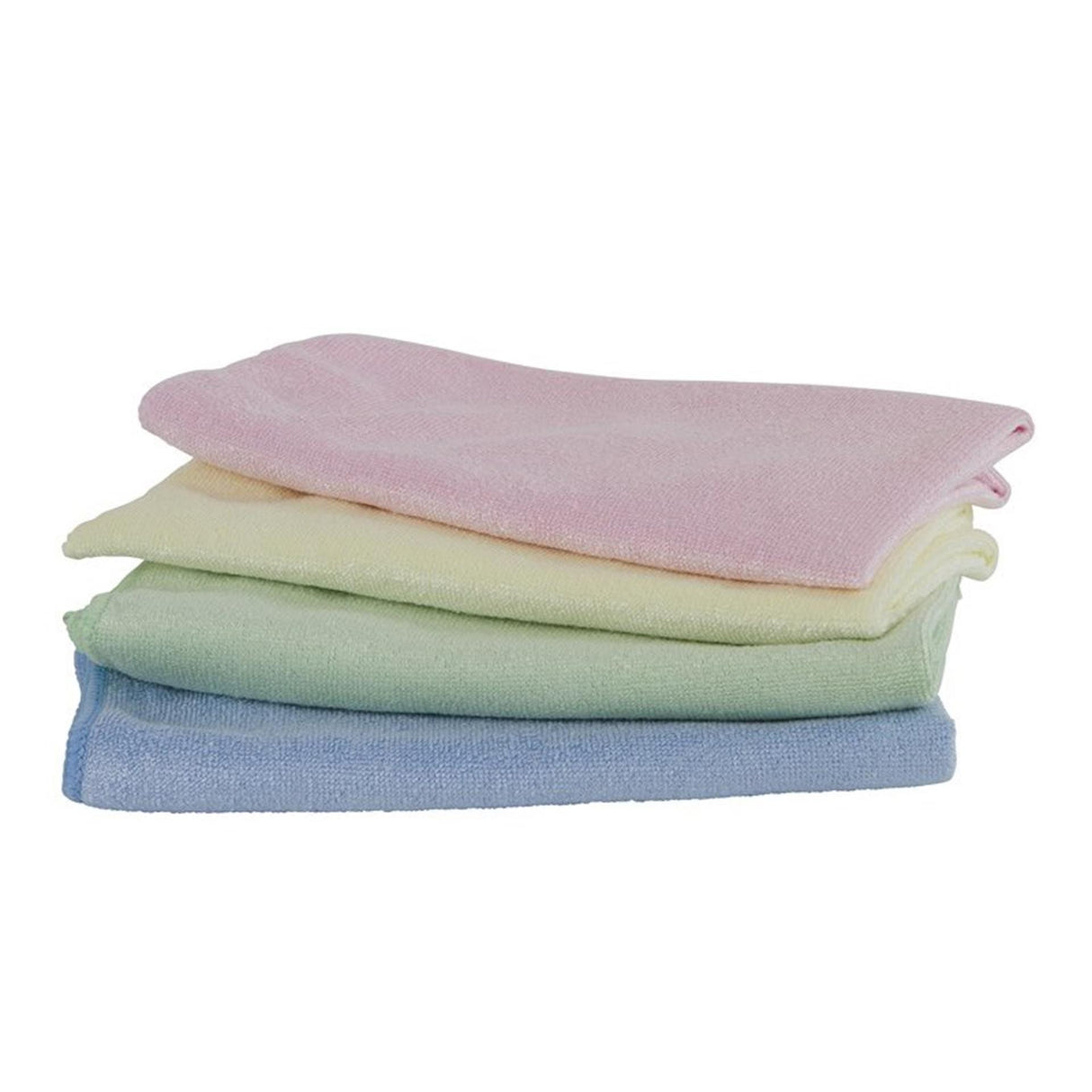 Luva mikrofiberdug strikket ca. 240 gram sæt af 4 ca. 40x38 cm assorteret farve