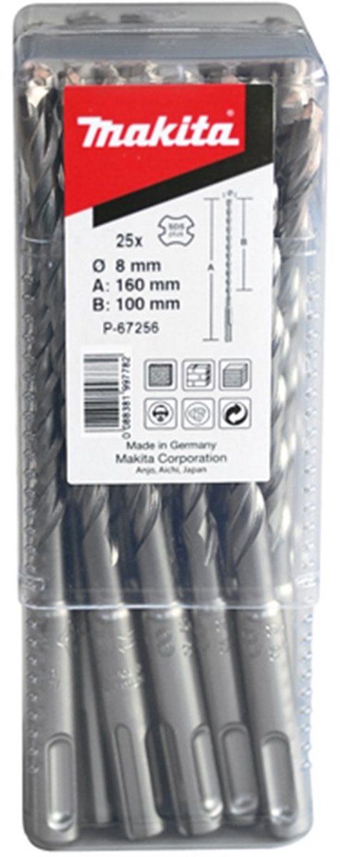 Makita - bor til beton - sds-plus - 10 stk