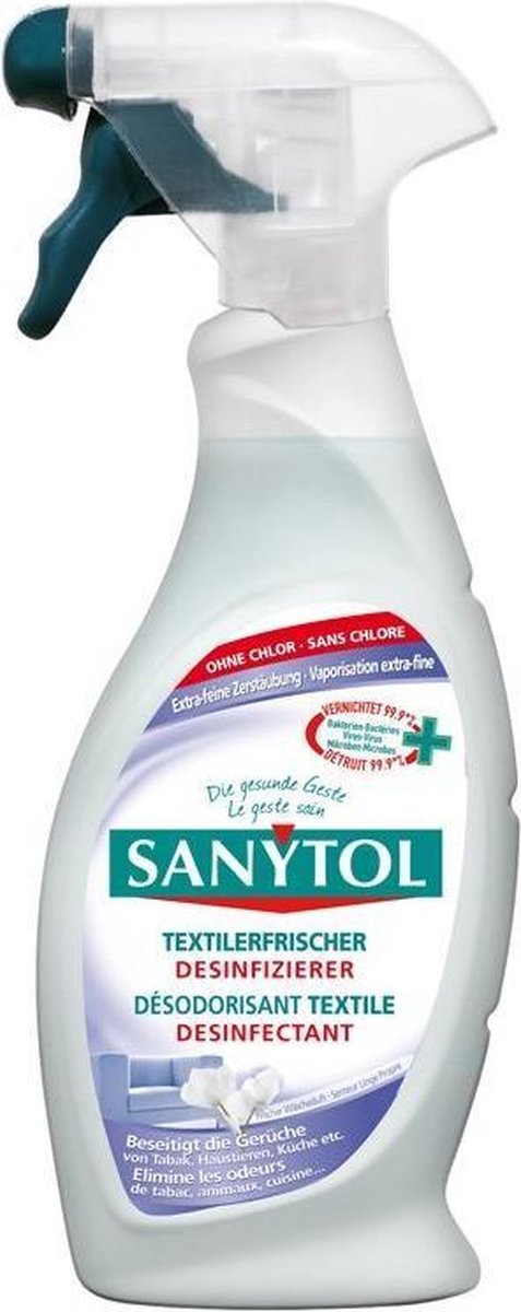 Sanytol desinficerende tekstilfrisker - 500ml - antibakteriel