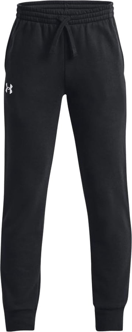 Under armour ua rival fleece joggers-blk drenge sportsbukser - sort - hvid