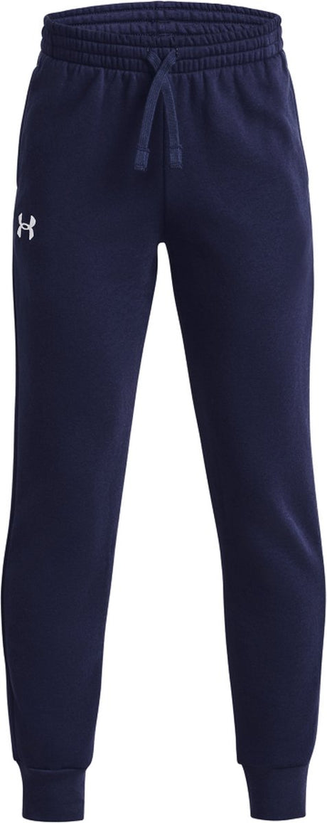 Under Armour UA Rival Fleece Joggers Unisex sportsbukser - Navy - Hvid