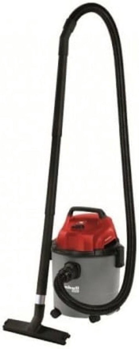 Einhell elektrisk vådtørstøvsuger tc-vc 1815 - 1250 w - 180 mbar - 15 l - inkl. diverse tilbehør - 3-delt plastrør - skumfilter
