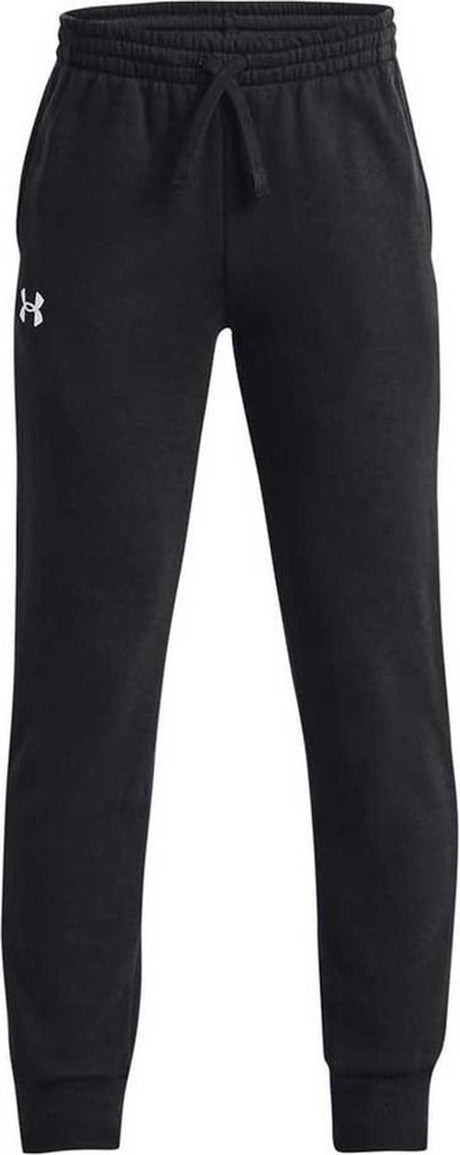 Under armour ua rival fleece joggers-blk drenge sportsbukser - sort - hvid