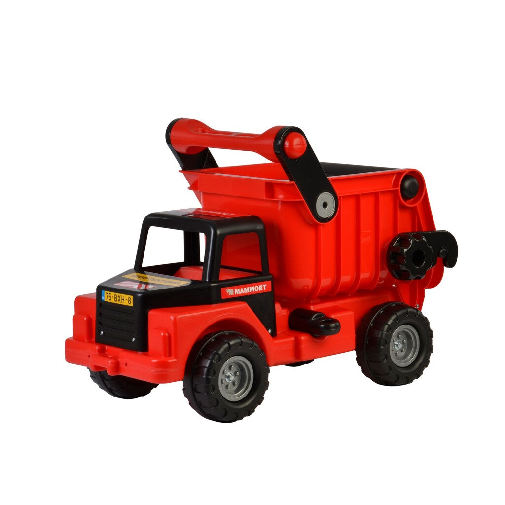Polesie mammut mega dumper rød sort
