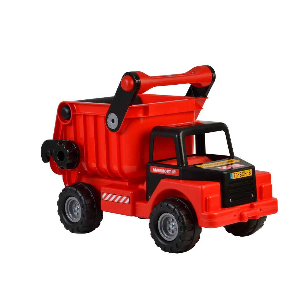 Polesie mammut mega dumper rød sort