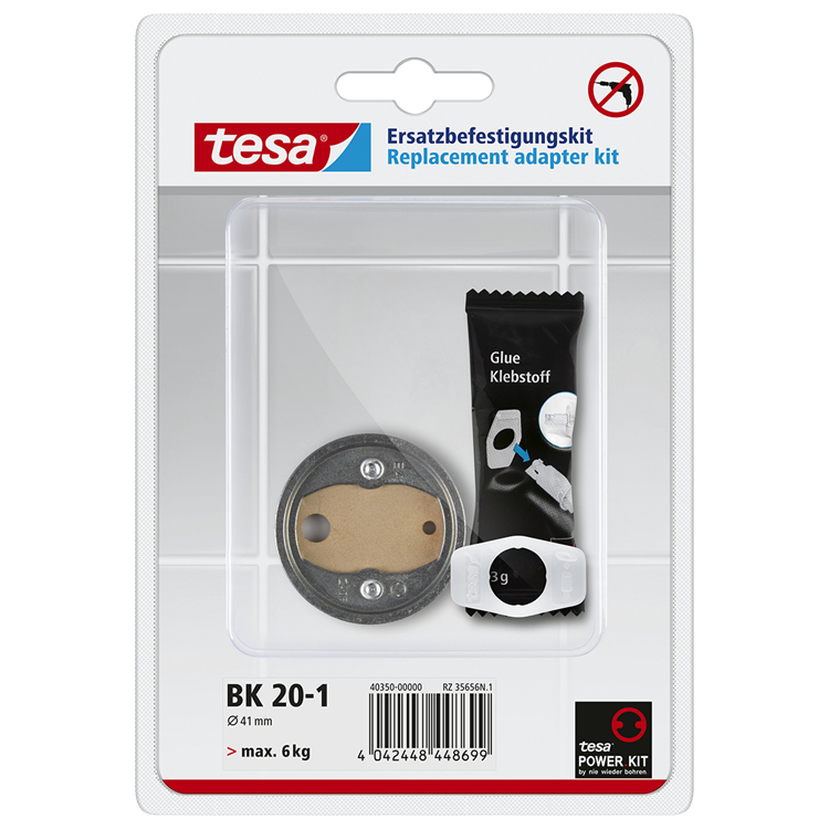Tesa 1062570 - adaptersæt bk20-1 | 5 stk