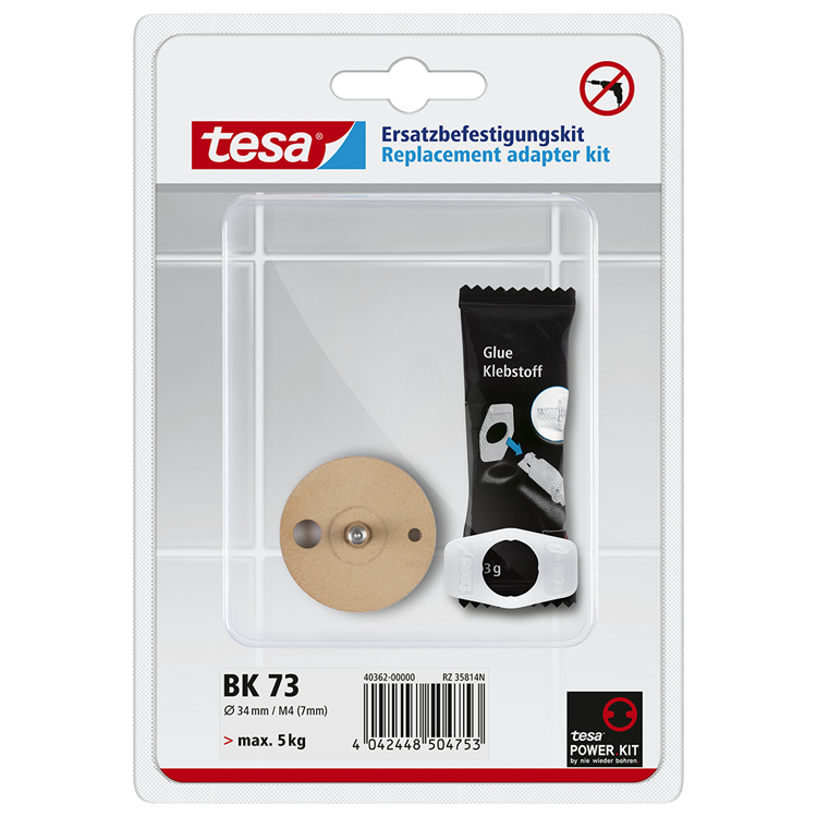 Tesa 1073539 - reserveadaptersæt bk73 | 1 stk