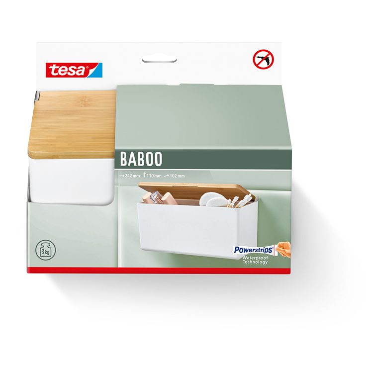 Tesa 1072298 - babu opbevaringsboks m | 2 stk