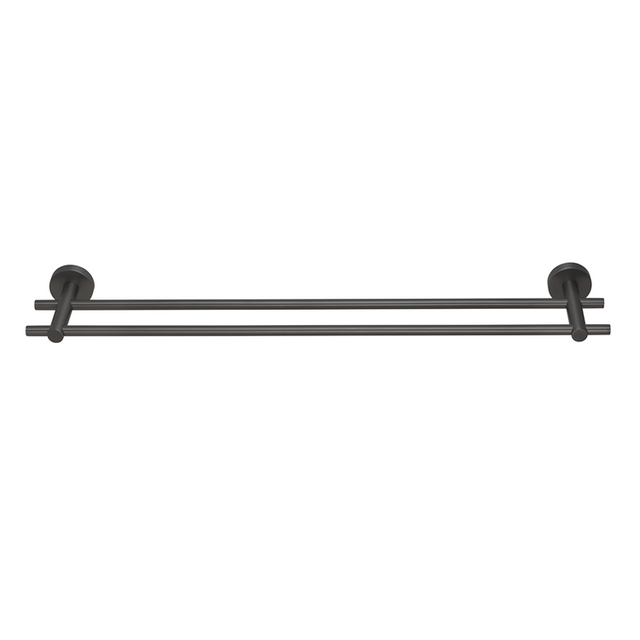 Tesa 1072309 - moon grafit håndklædeholder dobbelt | 2 stk