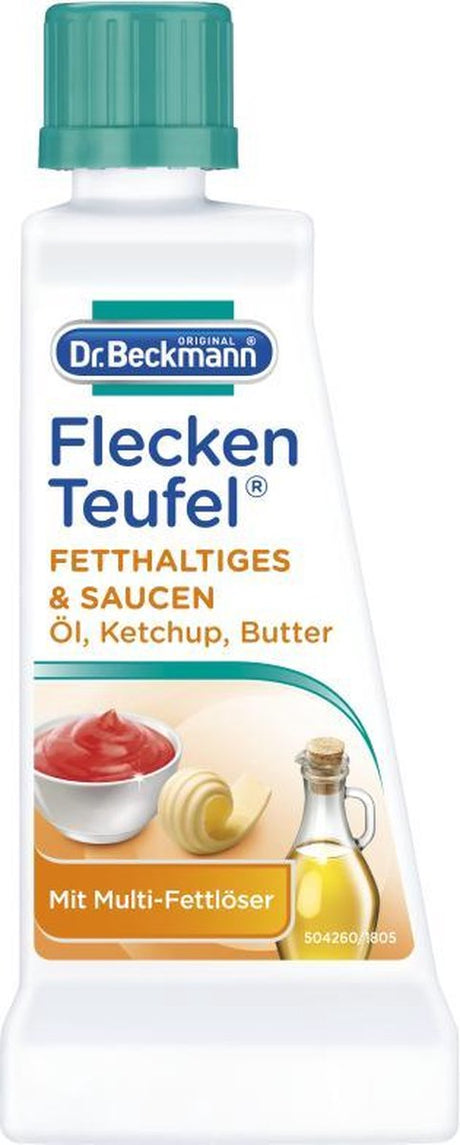 Dr. beckmann stain devil - pletfjerner til fedt, olie, saucer, ketchup og chokolade - 50 ml
