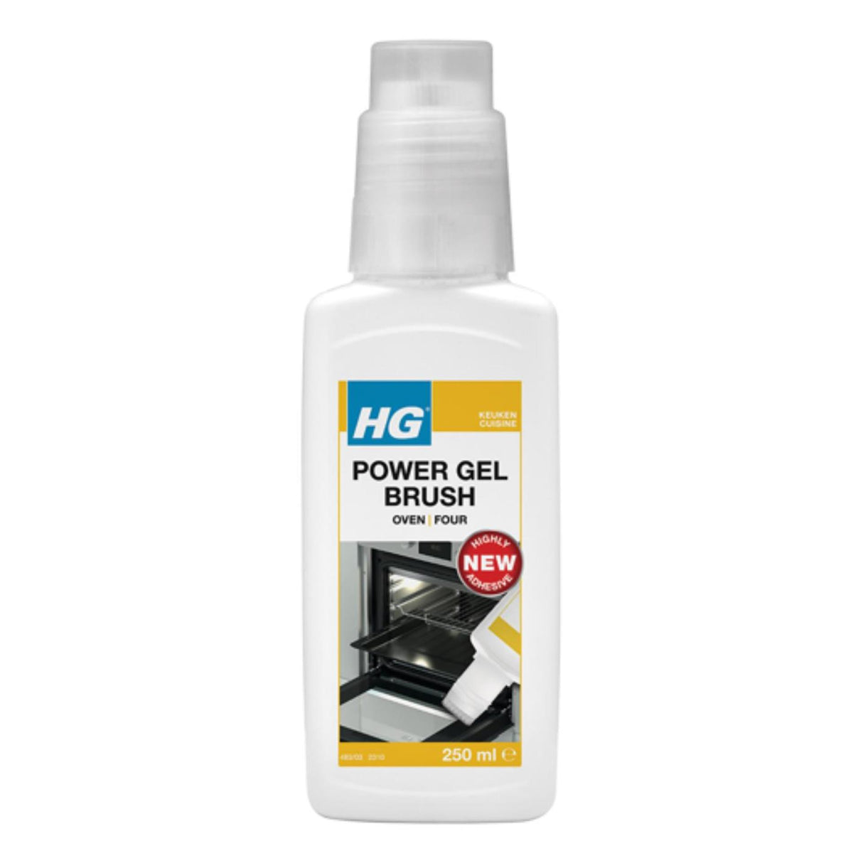 Hg power gel børsteovn 250ml