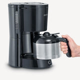 Severin kaffemaskine 8-kops med termokande 1000w sort