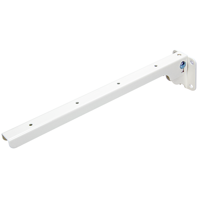 1059996 - foldbar konsol 300 hvid bæreevne 75 kg pr. par | 6 stk