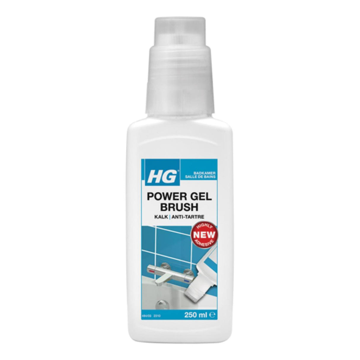 Hg power gel børste lime 250ml