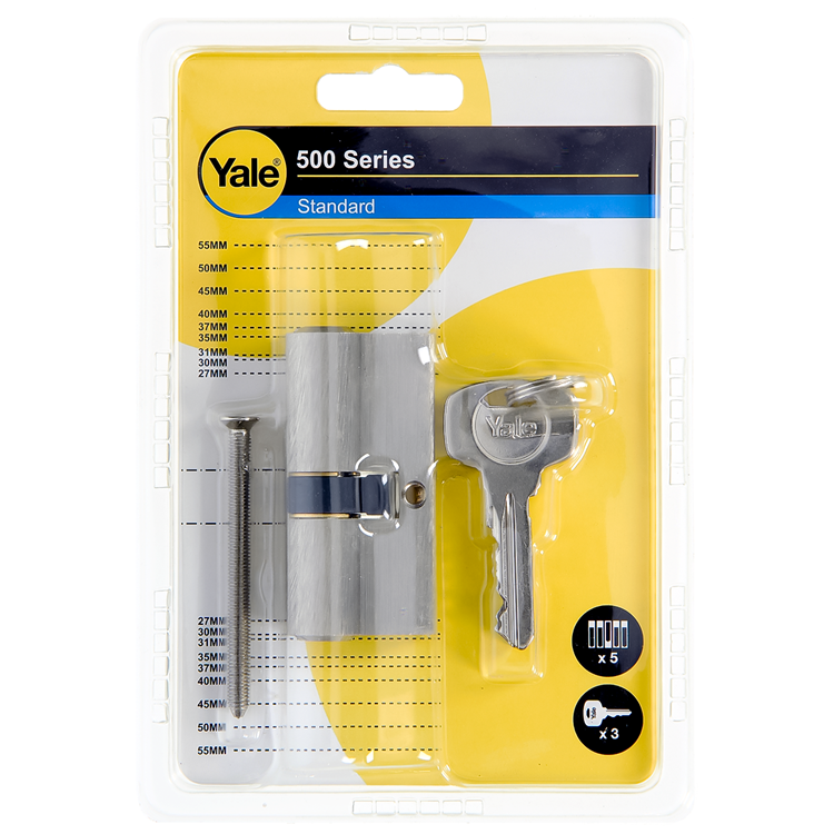 Yale 1060546 - profilcylinder 500 mv 65mm (30 35) | 5 stk