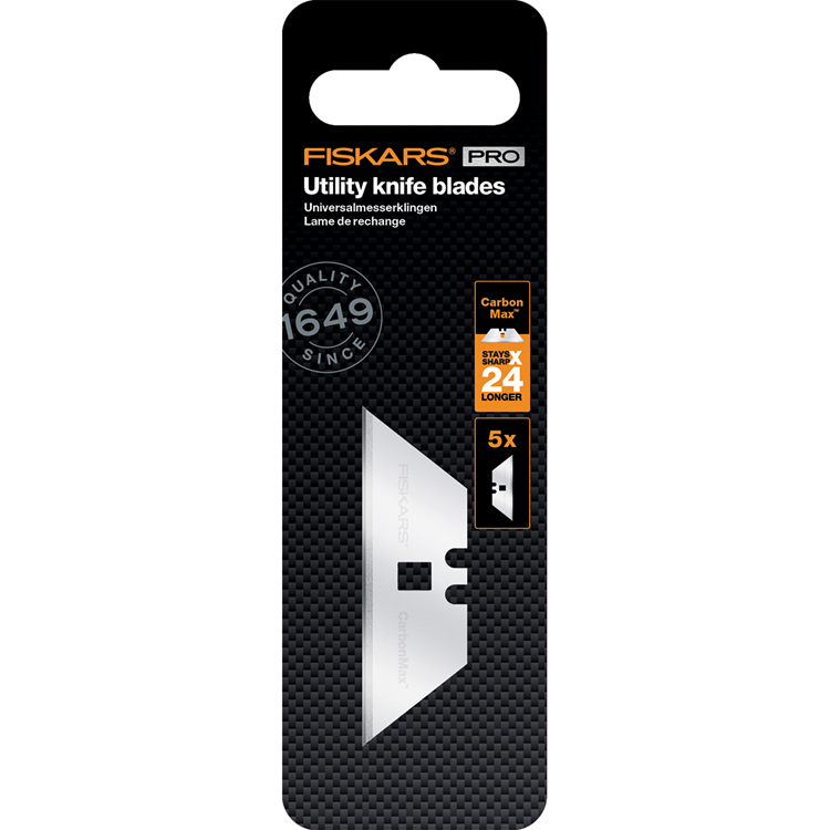 Fiskars carbonmax reserveblad | 5 stk | 1027229 - 1027229