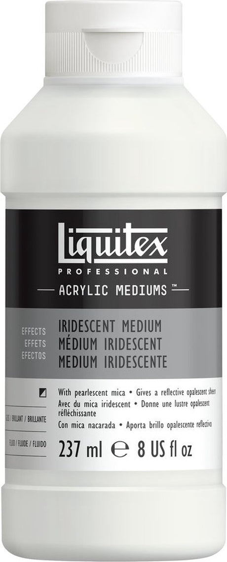 Liquitex 107008 professionelt iriserende medium 237ml – akryladditiv for strålende farveglans finish