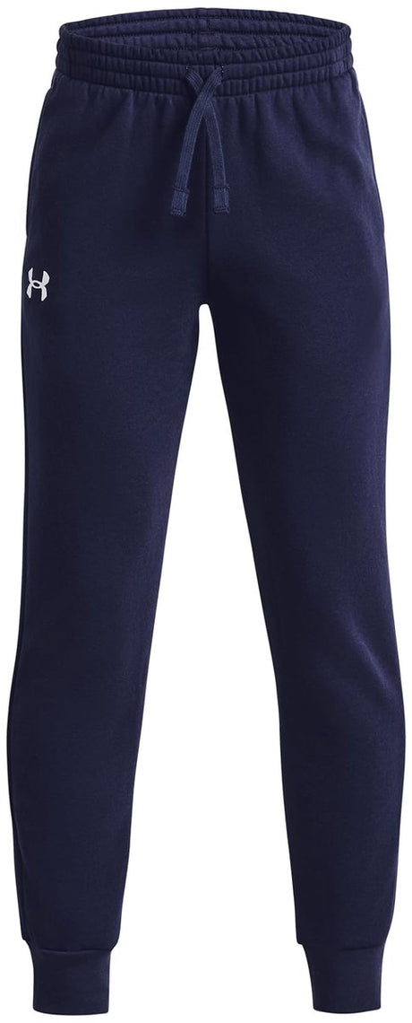 Under Armour UA Rival Fleece Joggers Unisex sportsbukser - Navy - Hvid