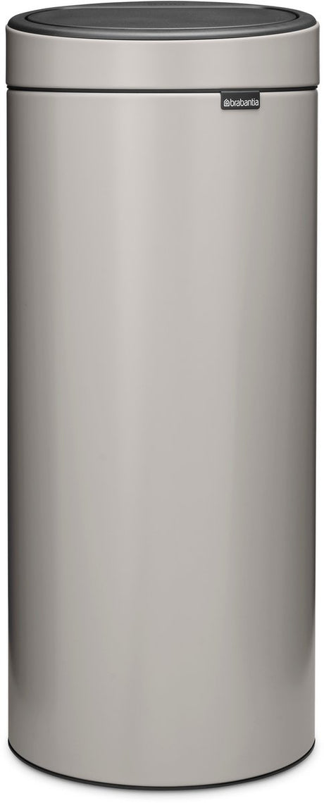 Brabantia touch skraldespand - 30 liter - blød grå