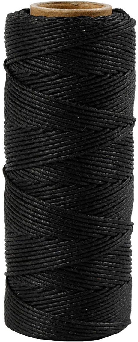 Creativ company bambussnor 1 mm sort 65 m