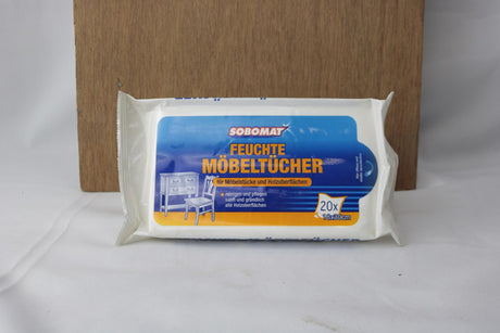 Sobomat fugtige møbelservietter 20 stk