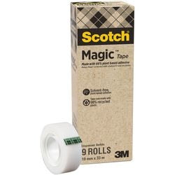 Scotch ® magic™ tape et grønnere valg , paptårn, 19 mm x 33 m, 9 ruller tårn