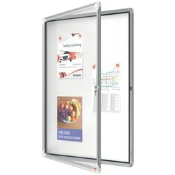 Indendørs vitrine acco nobo sikkerhedsglas 9x a4 81,5x98x4,5cm