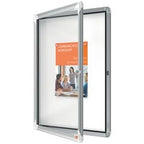 Indendørs vitrine nobo sikkerhedsglas 4x a4 59,5x67x4,5cm